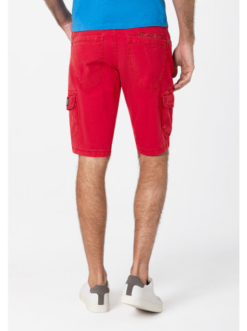 Timezone Jeansshorts in Rot