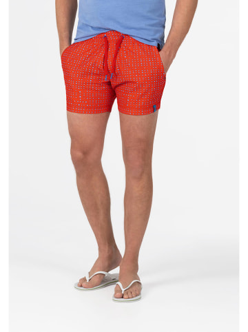 Timezone Zwemshort rood/lichtblauw