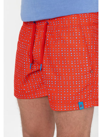 Timezone Zwemshort rood/lichtblauw