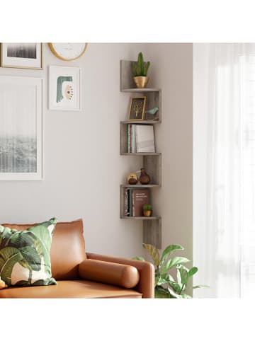 Songmics Boekenkast bruin - (B)20 x (H)126 x (D)20 cm