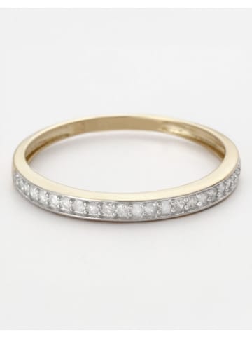 DIAMOND & CO Złoty pierścionek "Orphée" z diamentami