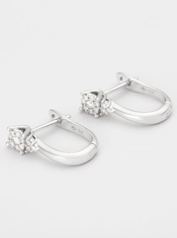 DIAMOND & CO Złote kolczyki "Hélène" z diamentami