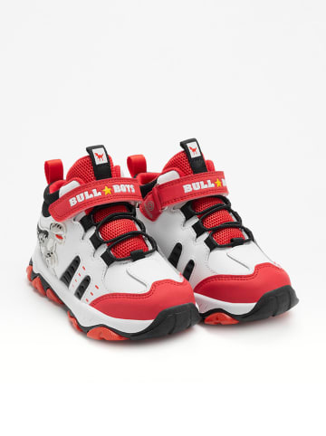 Bull Boys Leder-Sneakers "Velociraptor" in Rot