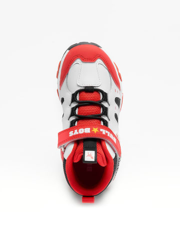 Bull Boys Leder-Sneakers "Velociraptor" in Rot