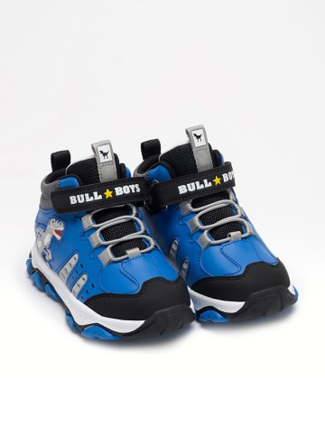 Bull Boys Leder-Sneakers "Velociraptor" in Blau