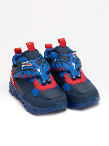 Bull Boys Leder-Sneakers "Pterodattilo" in Dunkelblau