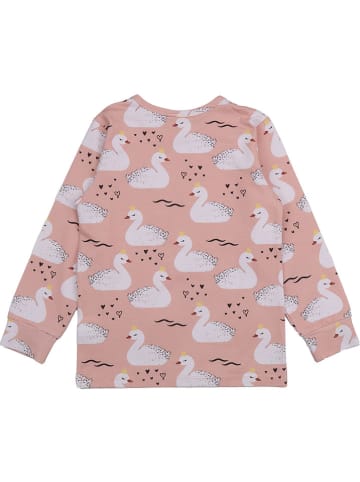 Walkiddy Pyjama in Rosa/ Dunkelblau