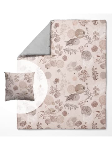 Lullalove 2tlg. Set: Bettdecke und Kissenhülle in Beige