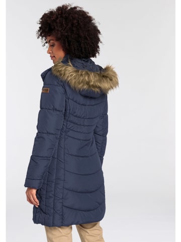 Icepeak Doorgestikte mantel "Paiva" donkerblauw