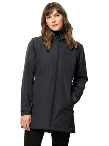 Jack Wolfskin Funktionsparka "Heidelstein" in Schwarz