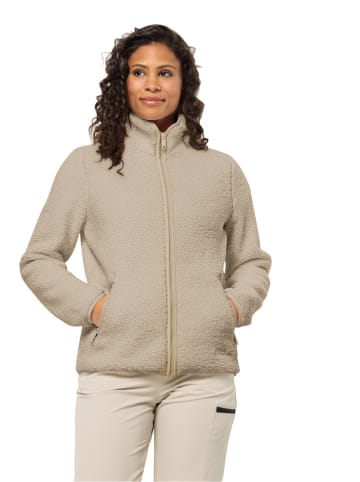 Jack Wolfskin Fleecejacke "High Curl" in Beige