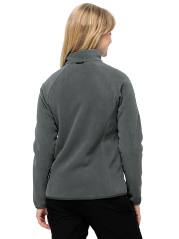 Jack Wolfskin Fleece vest "Moonrise" donkergroen