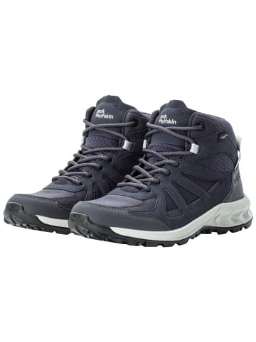 Jack Wolfskin Buty trekkingowe "WOODLAND 2 TEXAPORE MID" w kolorze granatowym