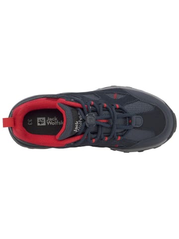 Jack Wolfskin Wanderschuhe "TEXAPORE" in Dunkelblau/ Rot in Dunkelblau/ Rot