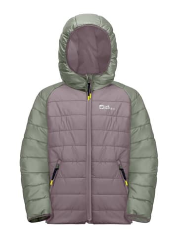 Jack Wolfskin Steppjacke "Zenon" in Lila/ Grün