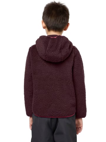 Jack Wolfskin Fleecehoodie "Ice Curl" in Aubergine