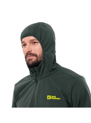 Jack Wolfskin Softshelljacke "Bornberg" in Dunkelgrün