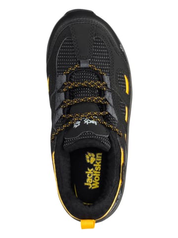 Jack Wolfskin Wanderschuhe "VOJO TEXAPORE" in Schwarz/ Anthrazit/ Gelb