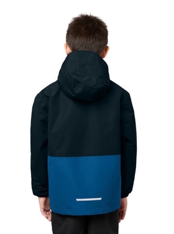 Jack Wolfskin Kurtka 3w1 "Iceland" w kolorze niebiesko-czarnym
