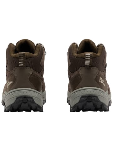 Jack Wolfskin Buty trekkingowe "Vojo Tour Texapore MID" w kolorze brązowym