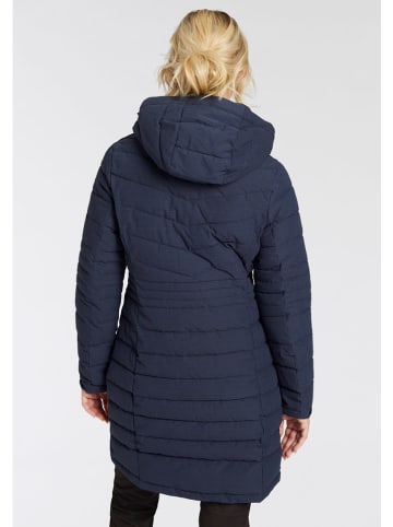 Killtec Doorgestikte mantel donkerblauw