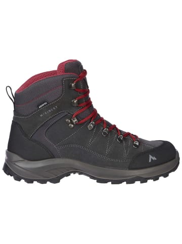 McKINLEY Skórzane buty trekkingowe "Alpspitz AQX" w kolorze szaro-czerwonym