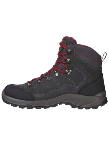McKINLEY Leder-Trekingschuhe "Alpspitz AQX" grijs/rood