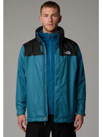 The North Face 3-in1-Funktionsjacke in Blau/ Schwarz