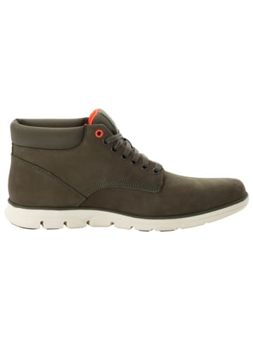 Timberland Skórzane botki "Bradstreet Mid" w kolorze khaki