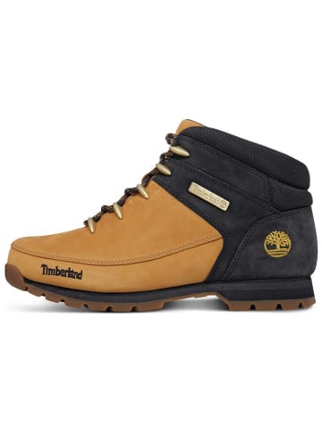 Timberland Skórzane botki "Euro Sprint Hiker" w kolorze jasnobrązowo-czarnym