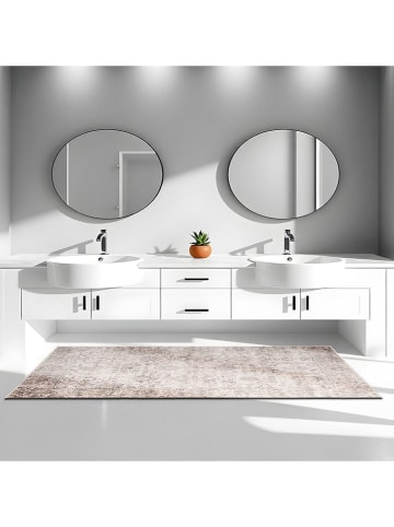 Conceptum Hypnose Kurzflor-Teppich ''Kece-Fr09'' in Beige