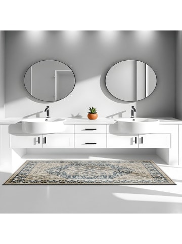 Conceptum Hypnose Kurzflor-Teppich ''Kece-Fr10'' in Beige/ Hellbraun