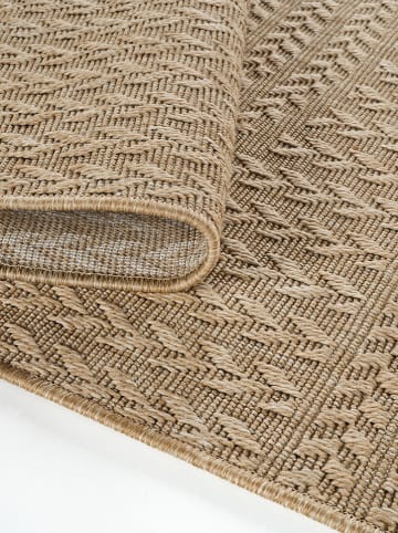 Conceptum Hypnose Kurzflor-Teppich ''Sisaluna 4443'' in Hellbraun