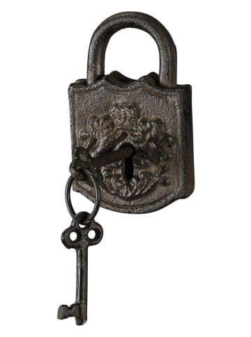 POSIWIO Gartendekohänger ''Schloss'' in Braun - (B)7 x (H)13 x (T)2 cm