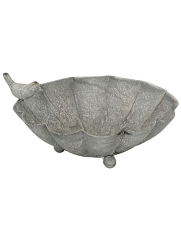 POSIWIO Vogeltränke in Grau - (B)26 x (H)12,5 x (T)24 cm