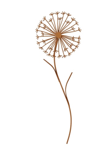 POSIWIO Gartenstecker ''Blüte'' in Orange - (B)20 x (H)59 x (T)2 cm