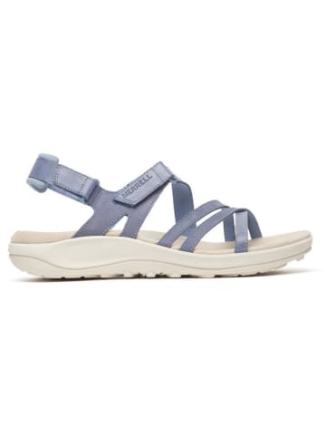 Merrell Skórzane sandały "Harbor Backstrap" w kolorze błękitnym