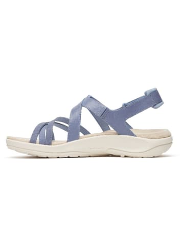 Merrell Skórzane sandały "Harbor Backstrap" w kolorze błękitnym