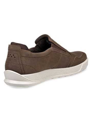 Ecco Skórzane slippersy "Byway" w kolorze brązowym