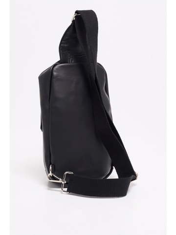 Victor & Hugo Paris Leder-Gürteltasche "Alex" in Schwarz - (B)35 x (H)30 x (T)10 cm