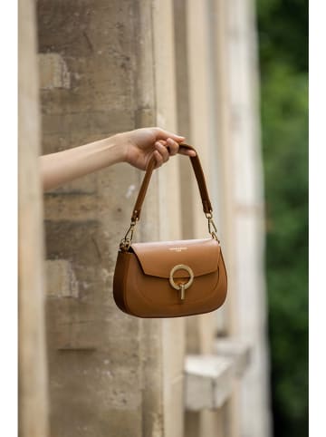 Victor & Hugo Paris Leren schoudertas "Nour" camel - (B)20 x (H)14 x (D)5 cm