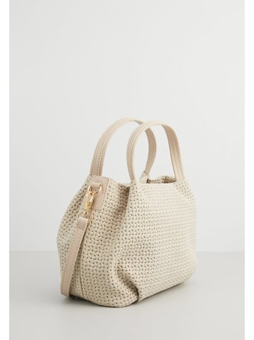 Victor & Hugo Paris Leder-Henkeltasche "Elsa" in Creme - (B)24 x (H)18 x (T)13 cm