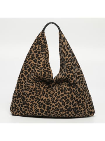 Victor & Hugo Paris Leder-Schultertasche "Abba" in Hellbraun - (B)55 x (H)55 x (T)1 cm