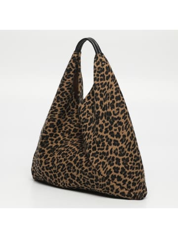Victor & Hugo Paris Leder-Schultertasche "Abba" in Hellbraun - (B)55 x (H)55 x (T)1 cm