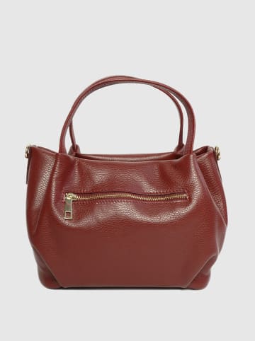 Victor & Hugo Paris Leder-Henkeltasche "Allegra" in Bordeaux - (B)30 x (H)20 x (T)14 cm