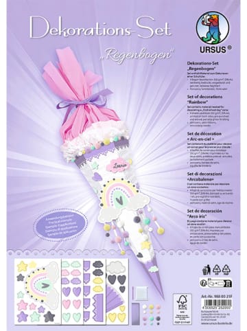 URSUS Dekorations-Set "Regenbogen"