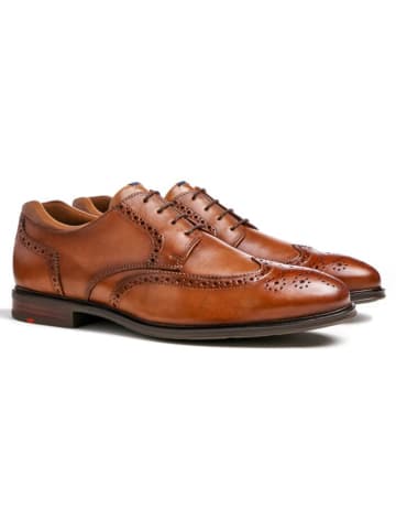 LLOYD Leren veterschoenen "Marian" cognackleurig