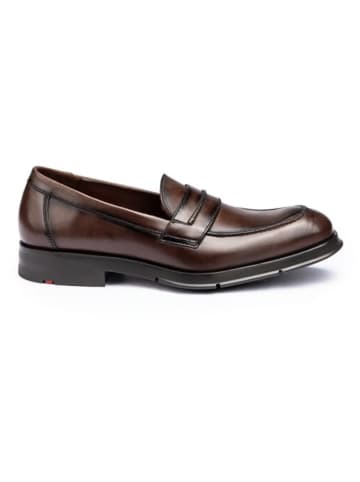 LLOYD Leder-Slipper in Braun