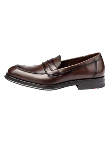 LLOYD Leder-Slipper in Braun