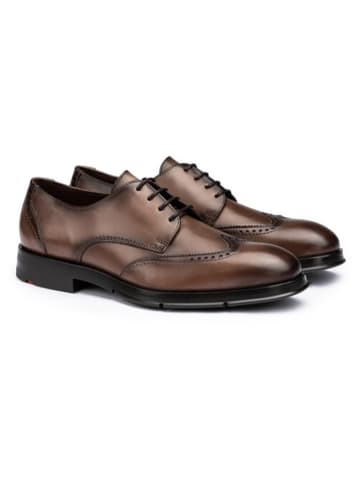 LLOYD Leder-Schnürschuhe in Braun
